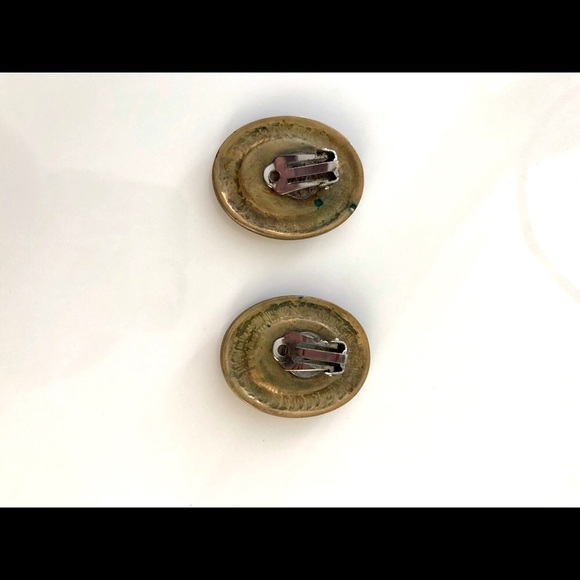 Vintage authentic lapis earrings. - Picture 4 of 5